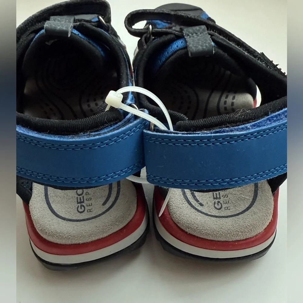 New Geox Sandals Kids Blue and Black Sandals US 3.5​